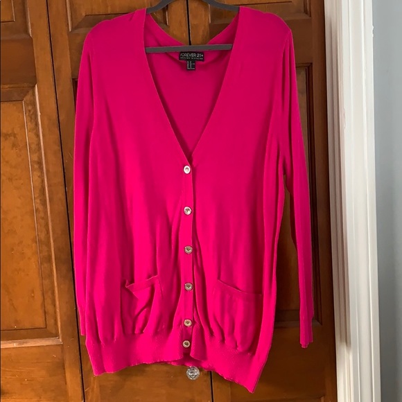 fuschia pink sweater